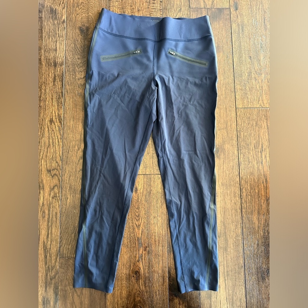 Spanx Women’s Every Wear Tech Tape Lapis Night Navy Blue Leggings -size XL